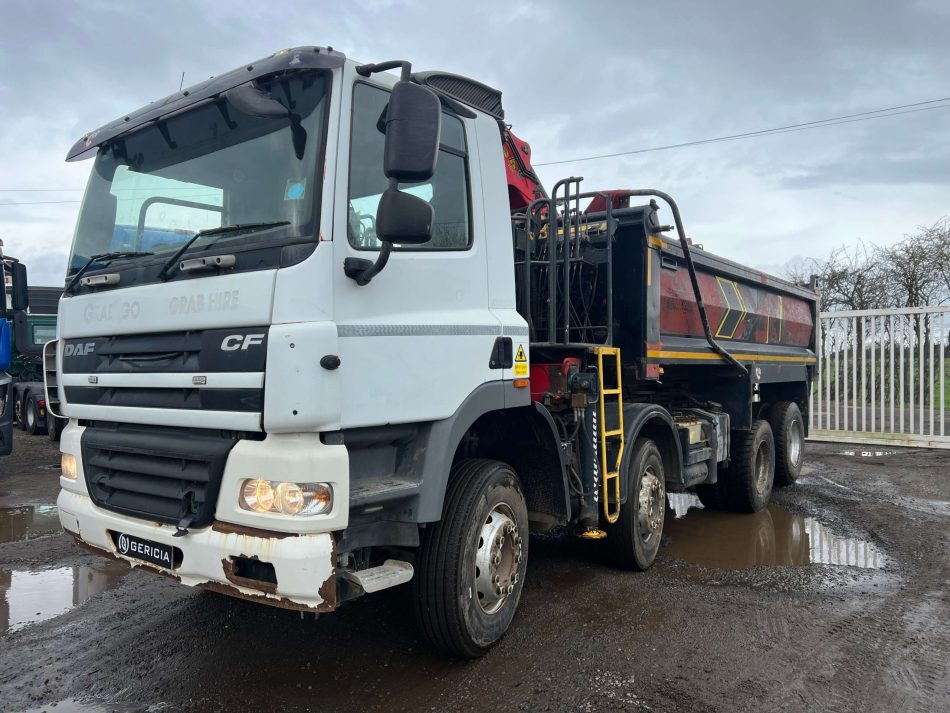 2009 DAF CF 85.360 8X4 TIPPER GRAB (REF: BGO)