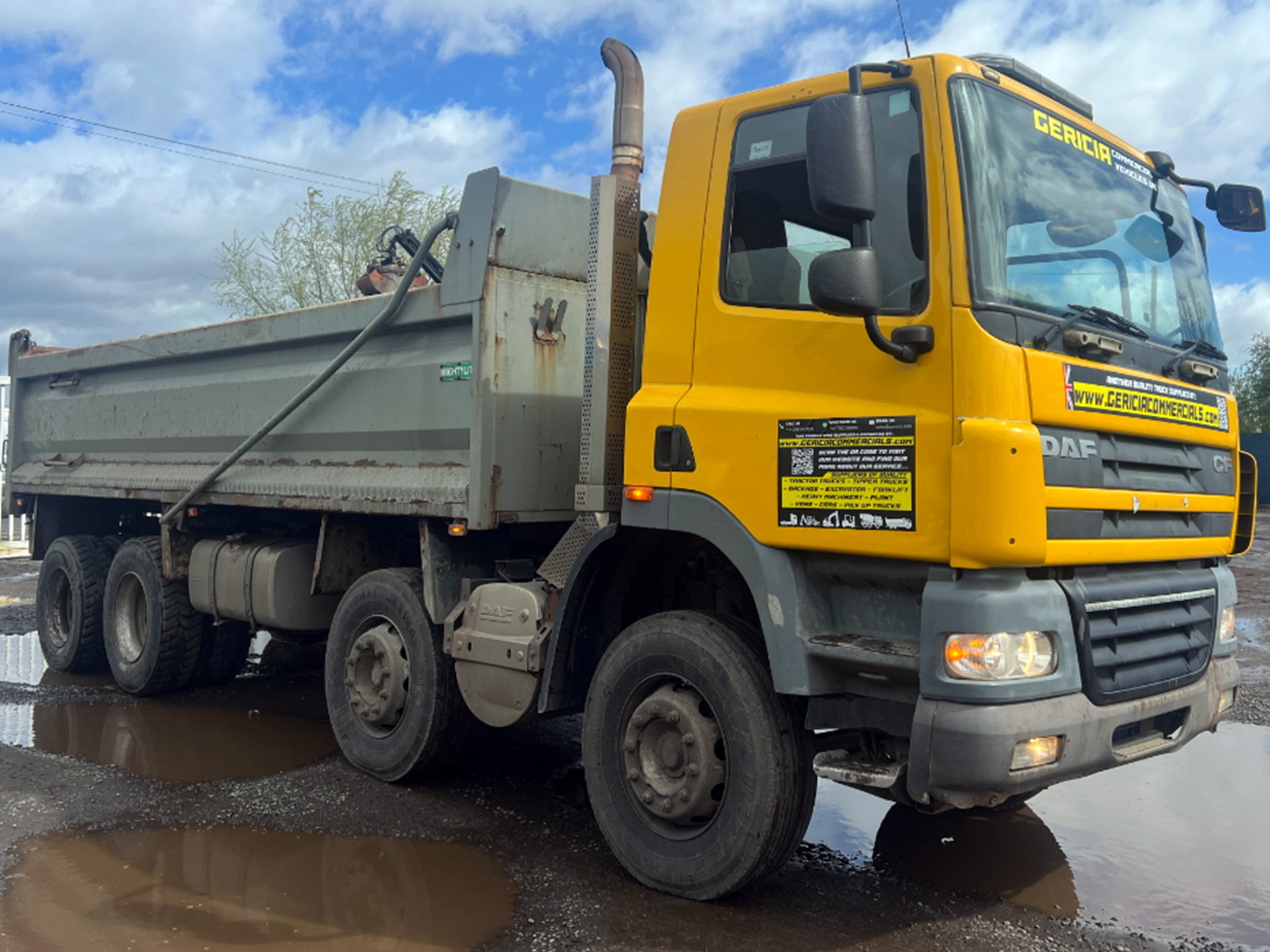 2010 DAF CF 85.410 8X4 TIPPER (REF: CMV)